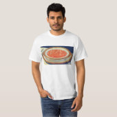  voedsel, warme Bowl van tomatensoep met erwten T-shirt (Voorkant volledig)
