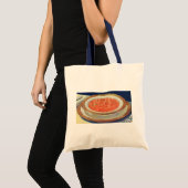  voedsel, warme Bowl van tomatensoep met erwten Tote Bag (Voorkant (product))