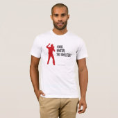 Voedsel, water, belastingschotel! t-shirt (Voorkant volledig)