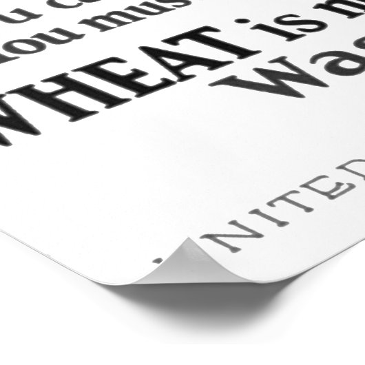 Voedsel zal de oorlog winnen - Eng & Yiddish - 191 Poster (Hoek)