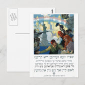 Voedsel zal de oorlog winnen WWI yiddish poster 19 Briefkaart (Voorkant / Achterkant)