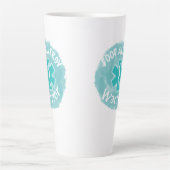 Voedselallergie krijger latte mok (Voorkant)