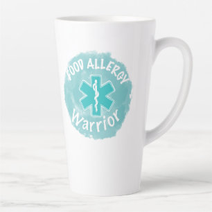 Voedselallergie krijger latte mok