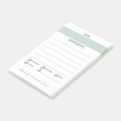 Voedselallergie voor pech of keukengerei post-it® notes (Schuin)