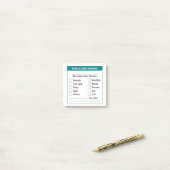 Voedselallergie Waarschuwing, Allergenen Post it N Post-it® Notes (Op bureau)