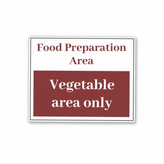 voedselbereider sticker (Voorkant)