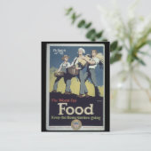  voedselboeren propaganda voor WWII Briefkaart (Staand voorkant)