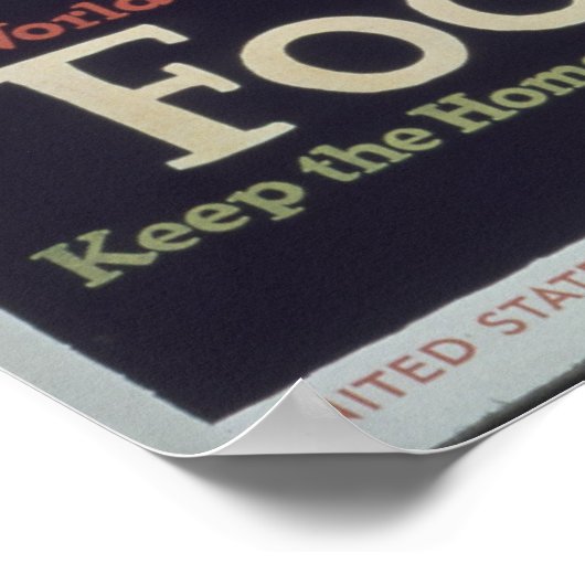  voedselboeren propaganda voor WWII Poster (Hoek)