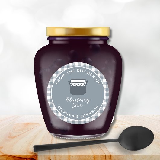 Voedselcadeau uit de keuken van ronde sticker