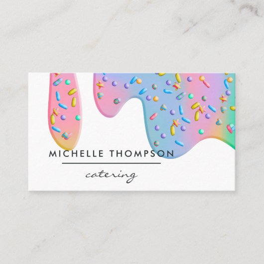 Voedselcatering Visitekaartje (Voorkant)
