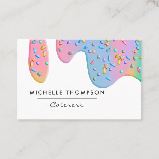 Voedselcatering Visitekaartje (Voorkant)