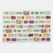 Voedselconservenpotten - Blauw Theedoek (Horizontaal)