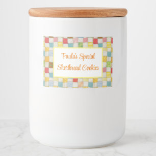  VOEDSELCONTAINER ETIKET