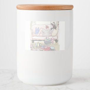 VOEDSELCONTAINER ETIKET