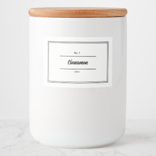  VOEDSELCONTAINER ETIKET