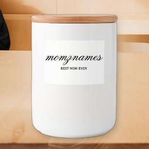  VOEDSELCONTAINER ETIKET