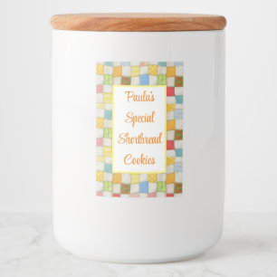  VOEDSELCONTAINER ETIKET