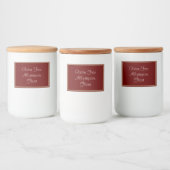 Voedselcontainerlabel Gluten Vrij Allesdoel Meel Voedselcontainer Etiket (Flessen)