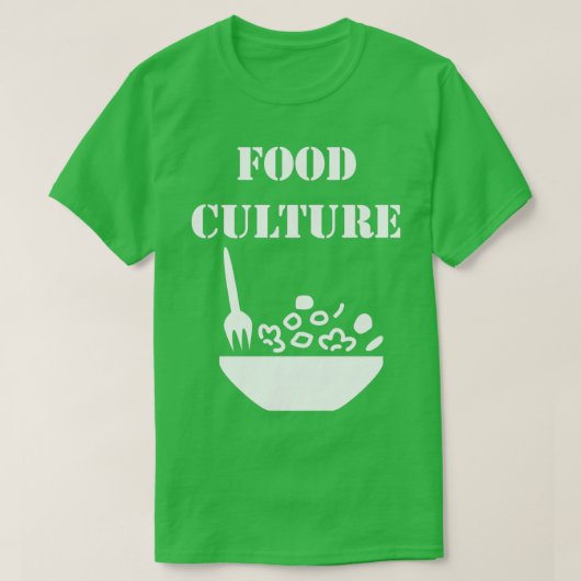 Voedselcultuur T-shirt (Design voorkant)