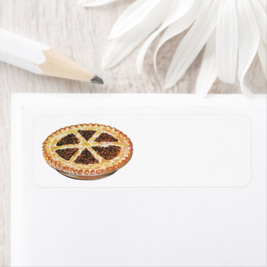  voedseldessert, vers gebak Pecan Pie Etiket (Insitu)