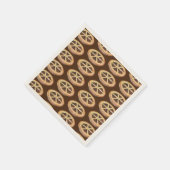  voedseldessert, vers gebak Pecan Pie Servet (Hoek)