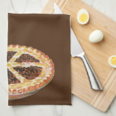  voedseldessert, vers gebak Pecan Pie Theedoek (Quarter Fold)