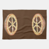  voedseldessert, vers gebak Pecan Pie Theedoek (Horizontaal)