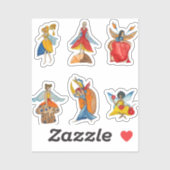 Voedselfeeën Sticker (Vel)