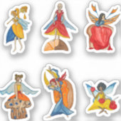 Voedselfeeën Sticker (Voorkant)