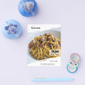 Voedselgebeurtenis Flyer (Enkel)