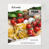 Voedselgebeurtenis Flyer (Voorkant)