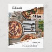 Voedselgebeurtenis Flyer (Voorkant)