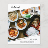 Voedselgebeurtenis Flyer (Voorkant)