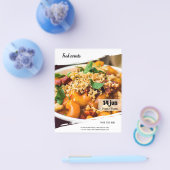 Voedselgebeurtenis Flyer (Enkel)