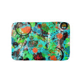 Voedselgevecht Abstract Badmat (Voorkant)