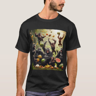 Voedselgevecht Primaten, fruit T-shirt