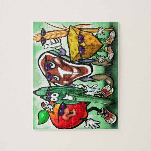 Voedselgroepen Legpuzzel (Verticaal)