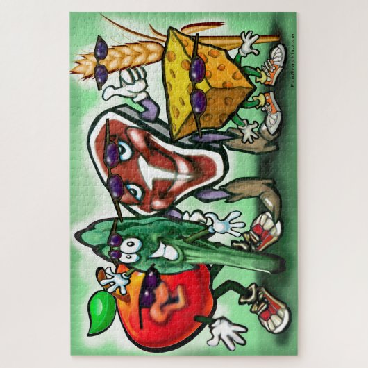 Voedselgroepen Legpuzzel (Verticaal)