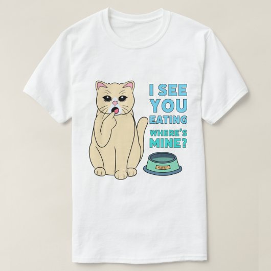 Voedselinspecteur Cat | T-Shirt (Design voorkant)