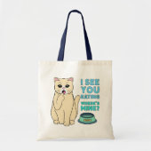 Voedselinspecteur Cat | Tote Bag (Voorkant)