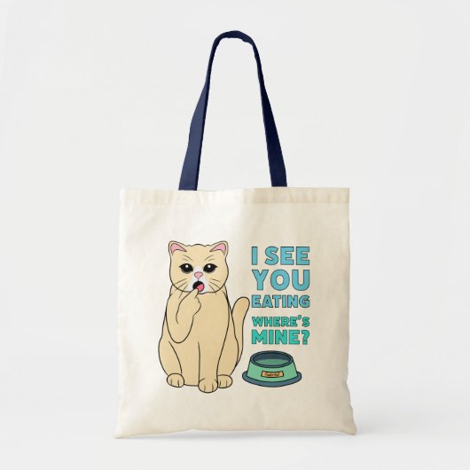 Voedselinspecteur Cat | Tote Bag (Voorkant)
