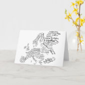 Voedselkaart van Europa Kaart (Gele Bloem)