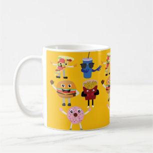 Voedselkarakters Koffiemok
