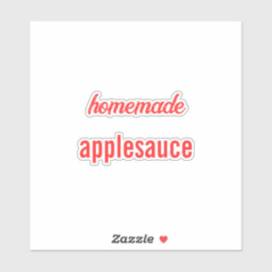 Voedsellabel Inblikken Jar Applesauce Bakery Sticker