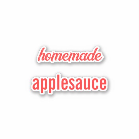 Voedsellabel Inblikken Jar Applesauce Bakery Sticker (Voorkant)