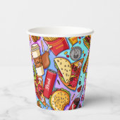 Voedselliefde Papieren Bekers (Achterkant)