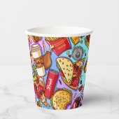 Voedselliefde Papieren Bekers (Voorkant)