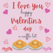 Voedselliefde Sticker (Voorkant)