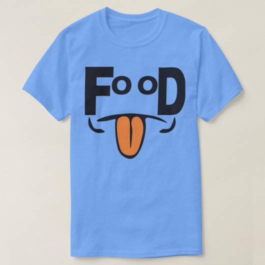voedselliefhebber van eten t-shirt (Design voorkant)