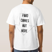 voedselmachine t-shirt (Achterkant)